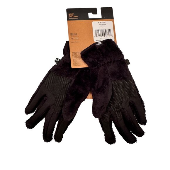 North Face Osito Etip Glove Women’s Size Small Black NWT $40 Soft - Picture 3 of 4
